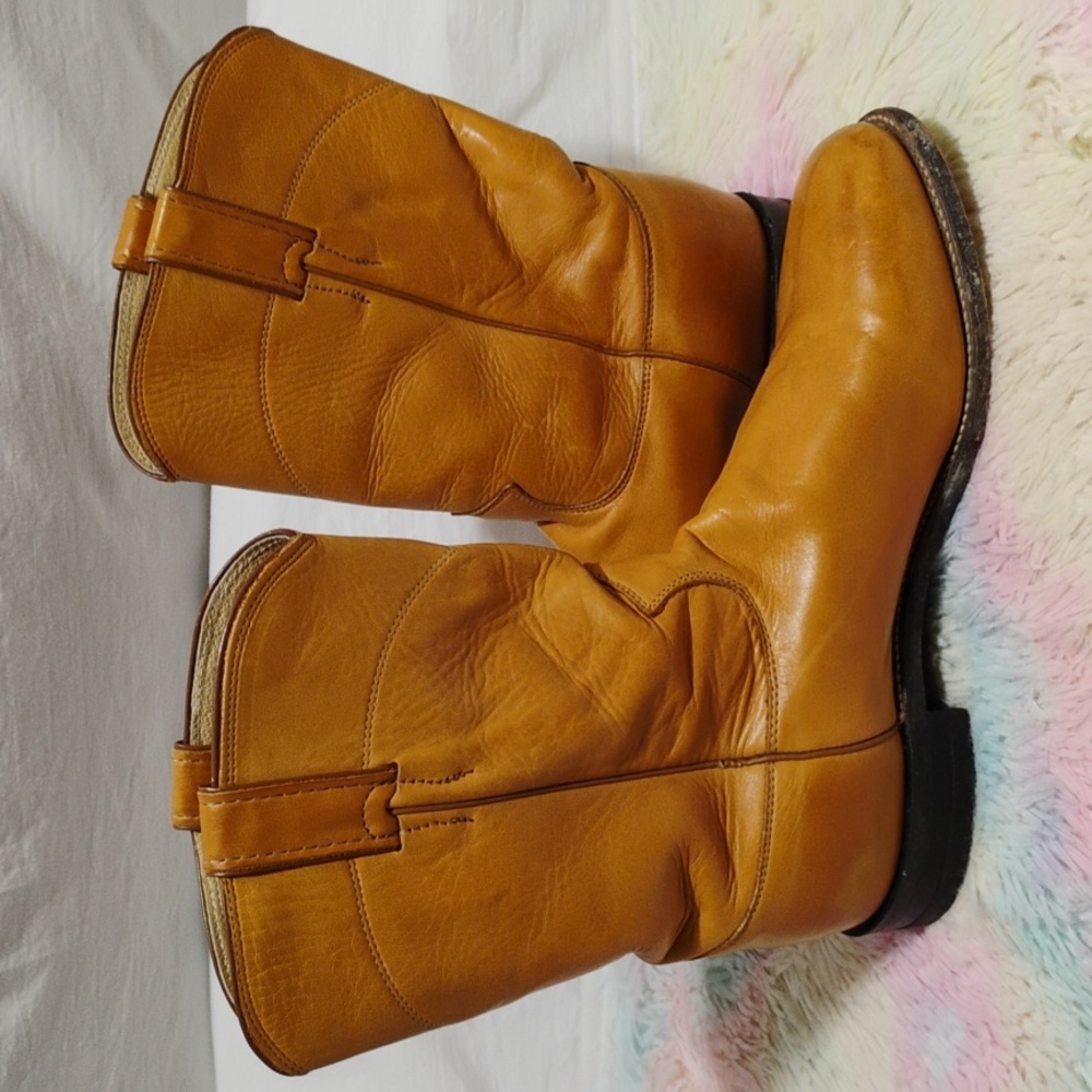 SALE! Justin Boots Men's Size 10 Boots Gently Worn (#8 CRATE) - Picture 6 of 12